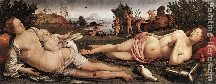 Piero di Cosimo Venus, Mars, and Cupid